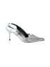 Stuart Weitzman Metallic Silver Gray Heels Size 10 - photo 1