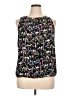 Elle 100% Polyester Black Sleeveless Blouse Size XL - photo 1