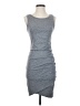 Leith Solid Gray Casual Dress Size S - photo 1