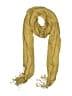 Unbranded 100% Rayon Yellow Scarf One size - photo 1