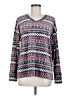Nautica Print Pink Pullover Sweater Size M - photo 1