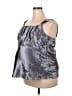 Liz Lange Maternity for Target 100% Polyester Silver Sleeveless Blouse Size XXL - photo 1