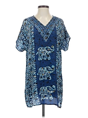 Tolani Short Sleeve Silk Top (view 1)