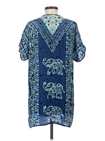 Tolani Short Sleeve Silk Top (view 2)