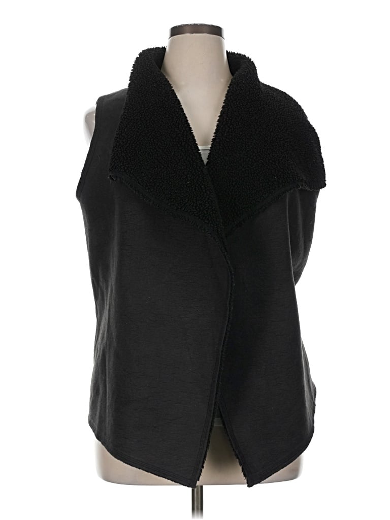 Pre-owned Three Dots Vest In Black