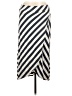 Athleta Stripes Ivory Casual Skirt Size L - photo 1
