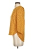 Sweet Rain 100% Polyester Yellow 3/4 Sleeve Blouse Size S - photo 5