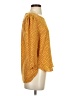 Sweet Rain 100% Polyester Yellow 3/4 Sleeve Blouse Size S - photo 4