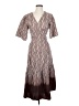 St.ROCHE Paisley Brown Casual Dress Size XS (estimated) - photo 1