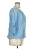 grand & greene Blue 3/4 Sleeve Blouse Size XL - photo 4