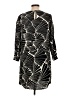 J.Crew Graphic Black Casual Dress Size 12 - photo 2