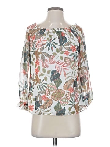 Drew 3/4 Sleeve Blouse (view 1)
