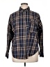 Perch by Blu Pepper 100% Cotton Plaid Blue Long Sleeve Button-Down Shirt Size 1X - photo 1