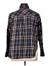 Perch by Blu Pepper 100% Cotton Plaid Blue Long Sleeve Button-Down Shirt Size 1X - photo 2