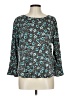 Elle Teal 3/4 Sleeve Blouse Size L - photo 1