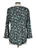 Elle Teal 3/4 Sleeve Blouse Size L - photo 2