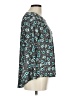 Elle Teal 3/4 Sleeve Blouse Size L - photo 4