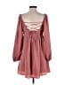 The Post 100% Polyester Pink Casual Dress Size S - photo 2