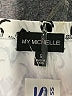 My Michelle Print White Ivory Cocktail Dress Size 5 - photo 7