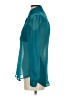 Candie's 100% Polyester Teal Long Sleeve Blouse Size XS - photo 5