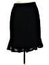 INC International Concepts 100% Polyester Solid Black Formal Skirt Size 6 - photo 1