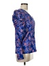 Ann Taylor LOFT Blue Long Sleeve Blouse Size M - photo 4