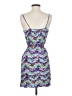 Ecko Unltd 100% Rayon Print Purple Casual Dress Size S - photo 2