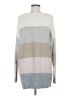 Love Stitch Color Block Gray Pullover Sweater Size M - photo 2