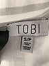 TOBI Stripes Silver Casual Skirt Size S - photo 4
