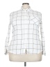 Gap Checkered-gingham White Long Sleeve Button-Down Shirt Size XXL - photo 1