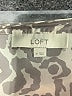 Ann Taylor LOFT 100% Polyester Gray Short Sleeve Blouse Size M - photo 7