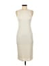 Final Touch Solid Ivory White Casual Dress Size M - photo 1