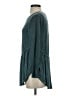 Umgee Marled Solid Teal Long Sleeve Top Size S - photo 5