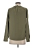 Lord & Taylor 100% Polyester Green Long Sleeve Blouse Size XS - photo 2
