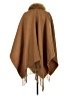 MICHAEL Michael Kors 100% Acrylic Tan Poncho Size 1 - photo 2