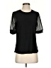 CeCe Black Short Sleeve T-Shirt Size S - photo 1