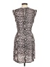 Leith 100% Rayon Paisley Gray Cocktail Dress Size M - photo 2