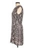 Leith 100% Rayon Paisley Gray Cocktail Dress Size M - photo 5