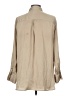 Old Navy 100% Polyester Solid Tan Long Sleeve Blouse Size M - photo 2