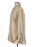 Old Navy 100% Polyester Solid Tan Long Sleeve Blouse Size M - photo 5