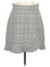 Zara Plaid Gray Formal Skirt Size M - photo 1