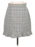 Zara Plaid Gray Formal Skirt Size M - photo 2