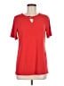 Chico's Red Short Sleeve Top Size M (estimated) - photo 1
