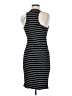 Final Touch Stripes Black Casual Dress Size M - photo 2