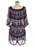 Taylor & Sage 100% Polyester Print Purple Pink Romper Size L - photo 2