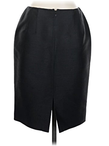 Linda Allard Ellen Tracy Silk Skirt (view 2)
