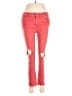7 For All Mankind Hearts Red Jeans Size 27 waist - photo 1