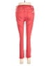 7 For All Mankind Hearts Red Jeans Size 27 waist - photo 2