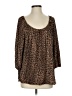MICHAEL Michael Kors 100% Rayon Brown Tan 3/4 Sleeve Blouse Size S (estimated) - photo 1