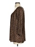 MICHAEL Michael Kors 100% Rayon Brown Tan 3/4 Sleeve Blouse Size S (estimated) - photo 5